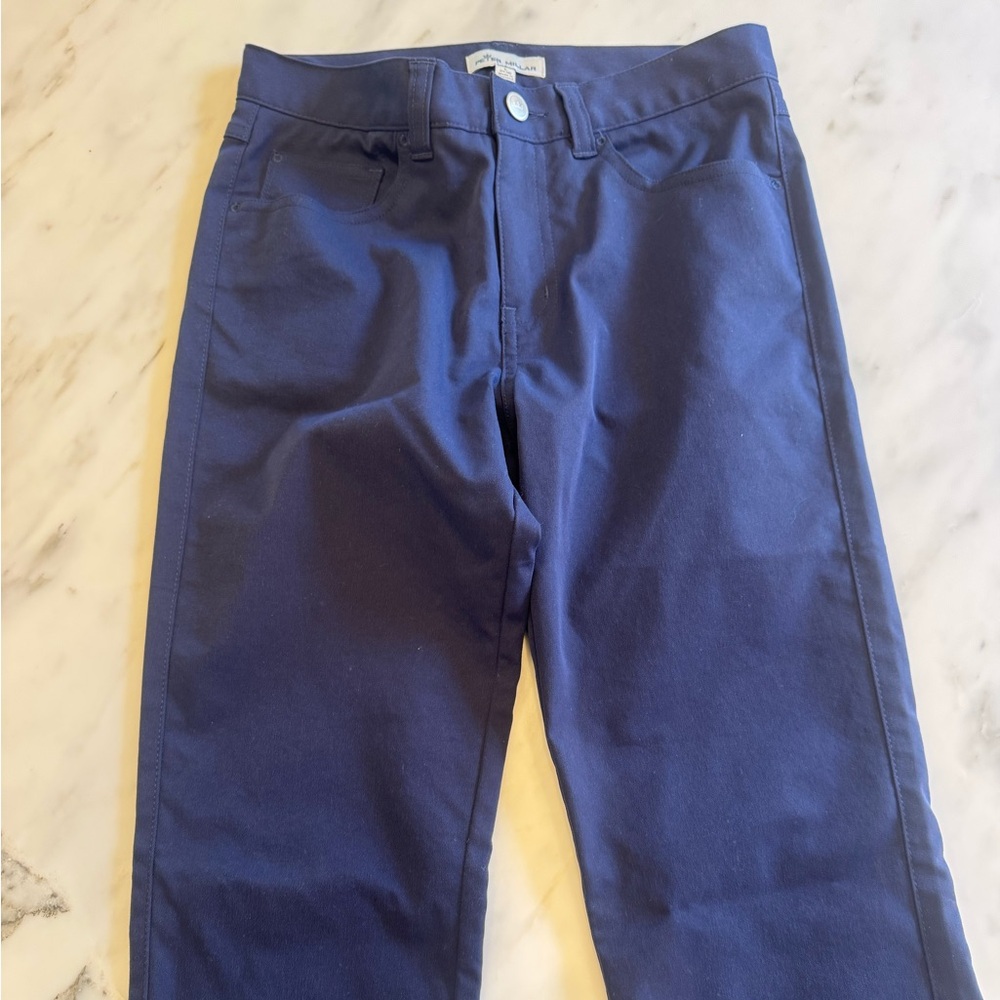 Peter Millar Youth Large 11-12  Navy Pants